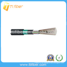 Cable de conducto exterior MM 12 Core de un solo modo 62.5um GYTY53 al aire libre cable de fibra óptica
